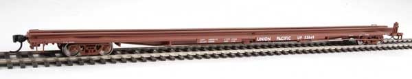 Walthers Mainline 910-5542 HO Scale 85' General American G85 Flatcar - Ready to Run - Union Pacific(R) #53049