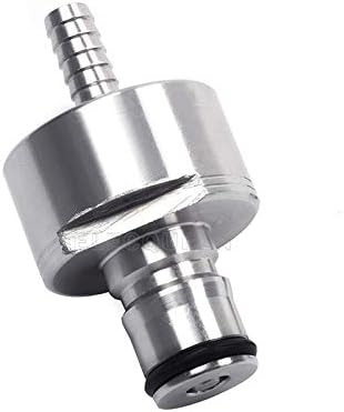 Hombrew soft drink PET Bottle Fitting Stainless Steel Carbonation,Line Cleaning Cap 5/16" Barb, Drop