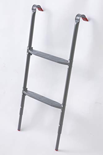 JumpKing Flat Step Trampoline Ladder, Grey, 7 lbs Box is ...