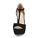Dream Pairs Zapatillas Moda Tacón escarpín Sandalias Correa Stiletto Peep-Toe Mujer JESSICA-02...