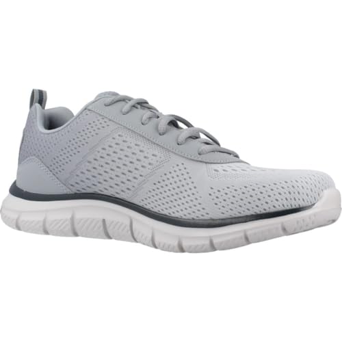 Skechers Herren Track Ripkent Training Shoes, Hellgraues Mesh Kunststoff, 43 EU – Ansicht 6