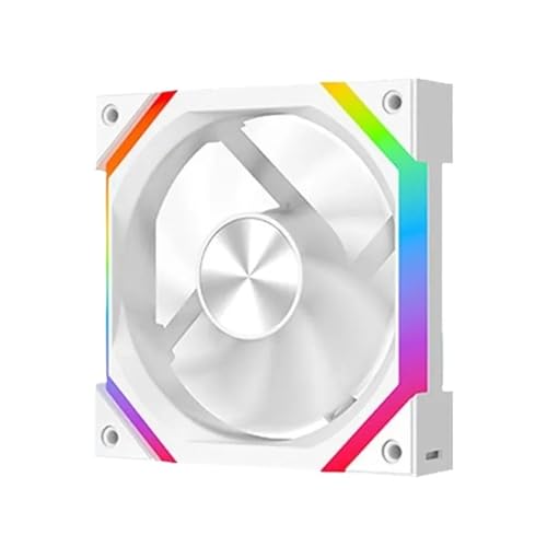 Ventilateur de boîtier ZF-120 ARGB pour un setup gaming blanc épuré et frais