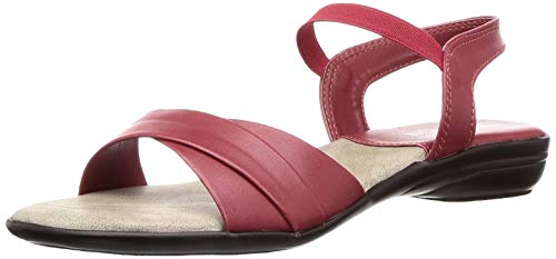 Image of Women's Red Fashion Sandals - 4 UK /India (37 EU)(888474-37)