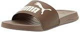 PUMA Popcat 20 Slide - Sandalias unisex de bronce plano-nieve alpina, 37 EU