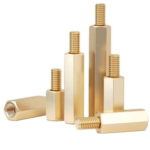 Image of 25pcs Brass Hex Male to Female Standoff Spacer PCB Board Screw Pillar Kit