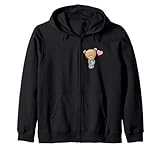 Cute Teddy Bear Heart Balloon Design Woman Kids