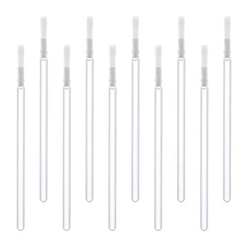 PIXNOR 50 Pçs/Set Descartável Escovas de Lábio Batom Lip Gloss Varinhas Aplicador para Casa E Salão