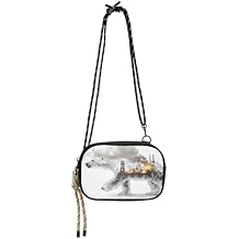 Crossbody Bags Factory Bear print, Fabric Mini Phone Purse for Women Men with Removeable Strap for Travel Hiking