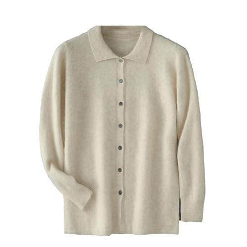 Men's Casual Warm Stylish Wool Top Thicken Lapel Knitted Cardigan