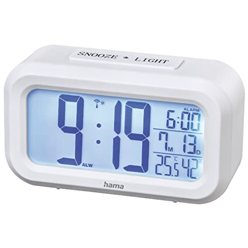 Hama I Reloj Despertador Digital radiocontrolado (RC 660