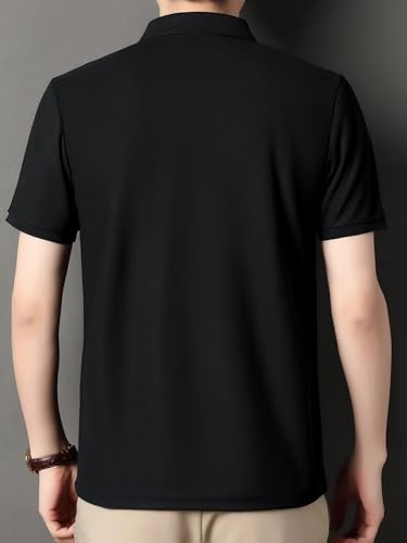 Image of GLASGO Men's Premium T-Shirt | Stylish Polo Tee for Men | Casual & Comfortable Fit 75% Cotton, 25% Blend Regular Fit | Trendy Men's TEE-Shirt | Polo