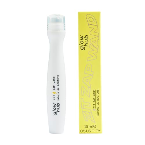 Glow Hub Zit Zap Wand Spot Treatment with Salicylic Acid and Tea Tree for Blemish Prone Skin 15ml, Clear, Standard Size