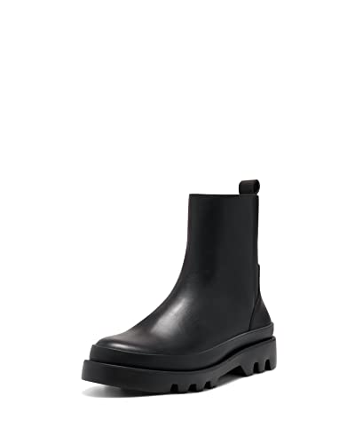 Vince Camuto Kenja Tuscan Taupe Zipper Closure Rounded Toe Combat Ankle Boot