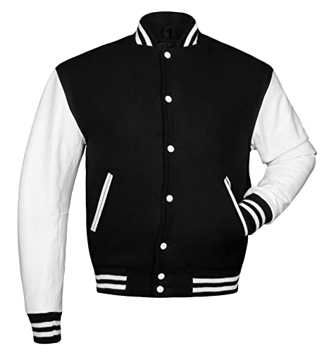 Image of Brutul Bee Original Leather Varsity Letterman Jackets Wool & Leather Original American Style Varsity Jackets