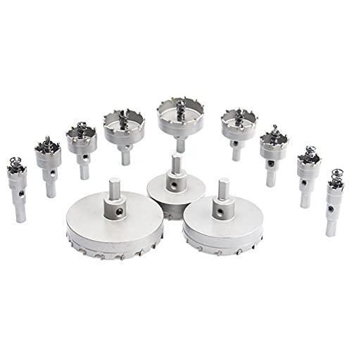 Sega A Tazza In Metallo T.C.T. Taglierina Per Fori In Acciaio Inossidabile Di Grado Industriale Resistente Per Acciaio Al Carbonio Acciaio Inossidabile 14-100mm Punta Da Trapano Con Punta In Carburo D
