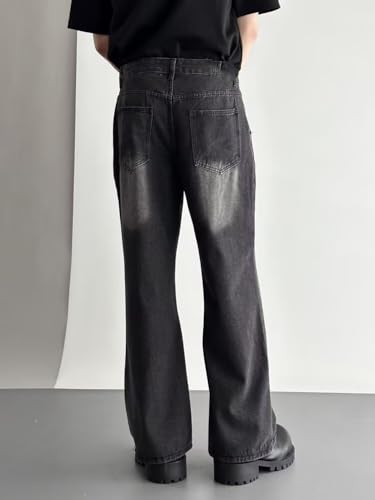 Hong Kong Style Summer Retro Denim Long Pants for Men4