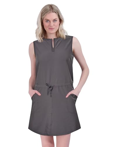 ZeroXposur Monaco Woven Stretch Activewear Dresses for Women, Sleeveless Dress for Women, Quick-Dry Golf Dress & Hiking Dress