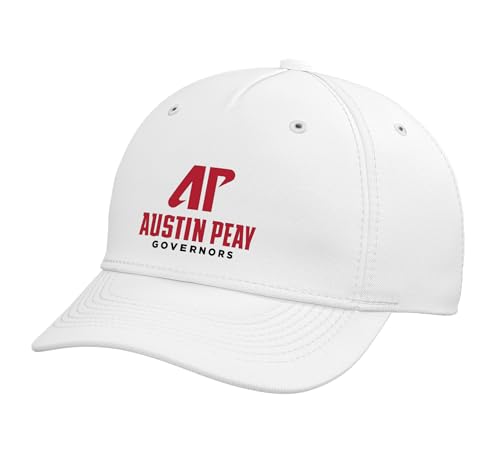 Austin Peay University Governors AP32 Adjustable Printed Baseball Hat, White