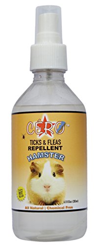 CERO® 100% Natural Spray to Keep Ticks Fleas and Mites Away from Hamsters – Safe Herbal Formula for Daily Use Protects Small Pets from Insects, Non Toxic Solution for Healthy Fur and Skin 200ml