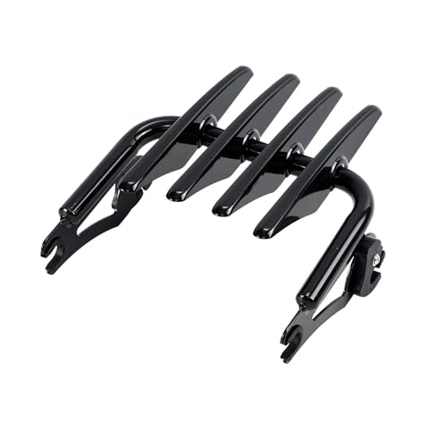Porte-bagages moto arrière amovible noir à deux niveaux pour Touring Electra Glide 2009