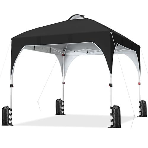 Yaheetech 10x10 Pop-Up Canopy Tent w/ LED Lights