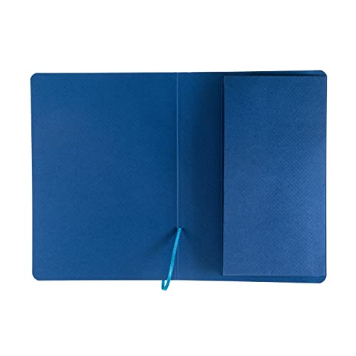 Cahier relié A5 ligné Fabriano Ecoqua Plus turquoise haute qualité