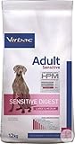 Virbac Veterinary HPM Vet Sensitive Digest L&M Nourriture pour Chien 12 kg