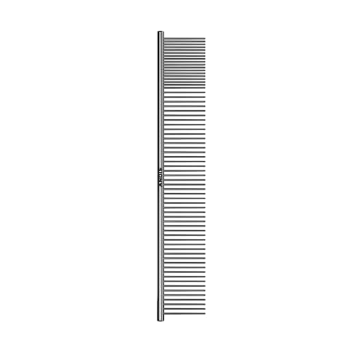 Andis 68545 Stainless Steel Pet Grooming Comb – Dematting Tool for Knots, Mats & Loose Hair Removal, 10-Inch, Professional Grooming Performance