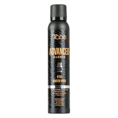 Tahe Advanced Barber Spray Capilar Definidor Nº351 Booster Spray Fijador de formas sin dejar residuos, 200 ml