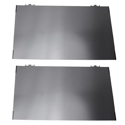FAUOSWUK 24 inch Computer Privacy Screen Protector, for 16:9 Widescreen Monitor with Magnetic Attachment and Blue Light Blocker (2)