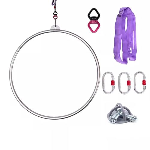 Anilla Aérea Yoga Acrobacia 90 cm Acero Inoxidable miniatura 1