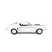 Maisto 1968 Ford Mustang GT Cobra Jet Hard Top 1/18 Scale Diecast Model Vehicle White