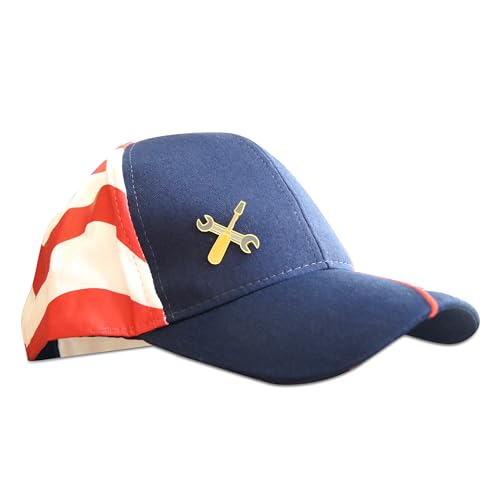 Novel Merk Union & Trades – Contractor Lapel Pin, Hat Pin & Tie Tack Set - with Clutch Back4