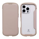 iFace Reflection iPhone 16 Pro ケース 手帳型 クリアケース(ベージュ)【 アイフェイス スマホケース 耐衝撃 iphone16pro アイフォン16プロ 手帳 ダイアリーケース カード収納 ポリカーボネート ストラップホール付き】
