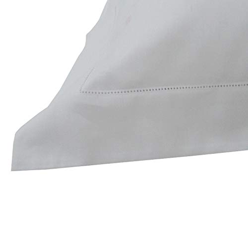 Coppia federe Cotone Percalle per guanciale con Punto a Giorno Maestri COT. H826
