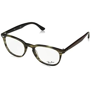 Ray-Ban 0rx 7159 5798 50 Lunettes de Soleil, Marron (Havana Green), Mixte Adulte
