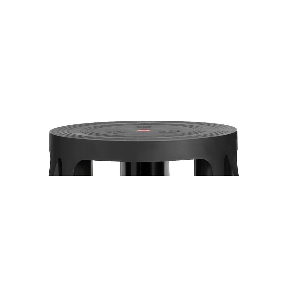 IVOL Marchepied stable - Pied d'éléphant - Plastique - 41 cm de hauteur - 150 kg de charge maximale (Noir)