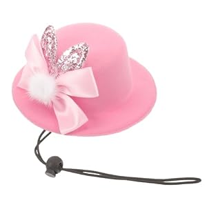 Beaupretty Easter Bonnet Pet Hat Cute Dog Sun Hat with Adjustable Strap Glitter Rabbit Ears Bowknot Dog Cat Fascinator Hat Tea Party Headwear for Puppy Kitten Beaupretty Easter Bonnet Pet Hat Cute Dog Sun Hat with Adjustable Strap Glitter Rabbit Ears Bowknot Dog Cat Fascinator Hat Tea Party Headwear for Puppy Kitten