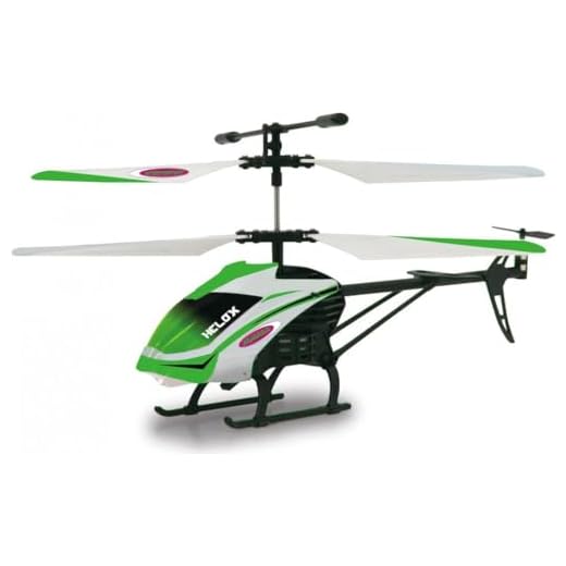 Jamara 410063 Helox 3+2Kanal Heli Gyro, Licht+Demo IR – RC Helikopter, Flexible, Robustes Kunststoffchassis, Motorschutz Bei Blockierten Rotorblättern, Schnellwechselakku