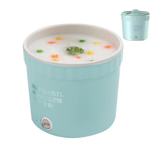 Pot caliente olla eléctrica, olla eléctrica de cocción, Pot de fideos instantáneos, Pequeña taza de cocina multifuncional fácil de limpiar para un dormitorio universitario de estudiante uniforme