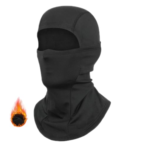 3 Packs Balaclava Winter Ski Face Mask for Men Breathable Hood Ski Mask for Cycling Motorcycle Riding (US, Alpha, One Size, 3Packs-Black-C)