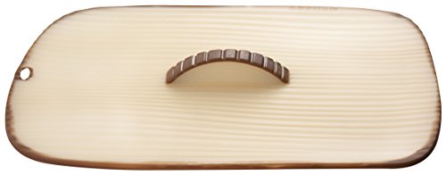 Charles Viancin hermético de Silicona Tapa de Madera Rectangular, marrón, 14 x 25,4 cm