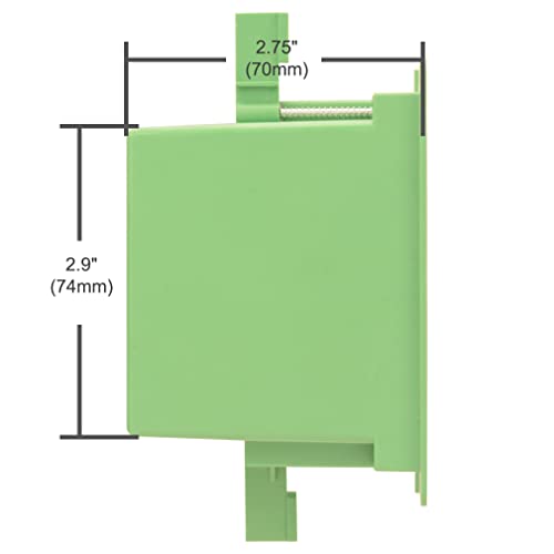 Yoemely Electrical Outlet Box, 2 Gang Outlet Box Combine With Low Voltage Mounting Bracket For Multi-Media Wall Plate Installation (Green, 3 Pack) #TOP3