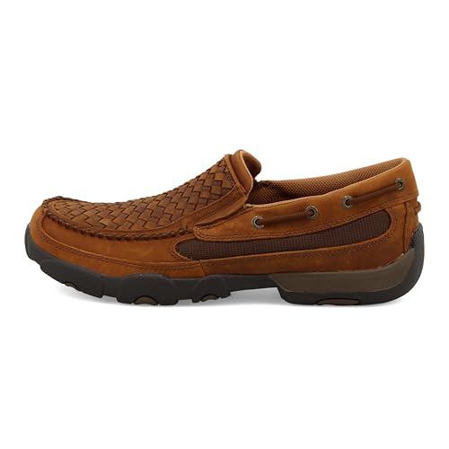 Image of Twisted X Mens Slip on Driving Moc Shoe with Cellstretch