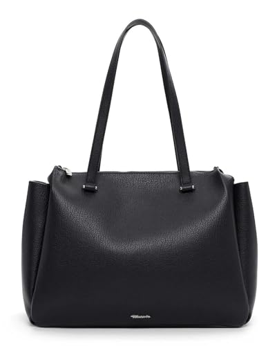 Tamaris sac shopper Flora bleu marine : rangez facilement toutes vos affaires de la journée