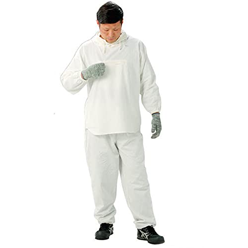 Amazon.co.jp: [日光物産] 作業服セット 塗装服 上下 通年用 506-45 綿
