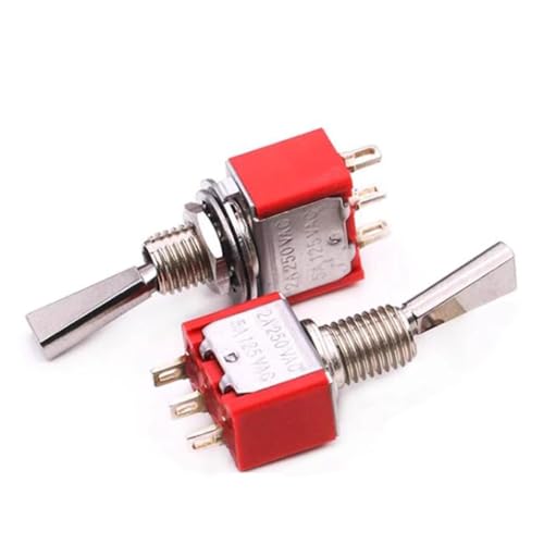 2Pcs RC Transmitter 3 Positions Long Toggle Switch for Spektrum DX9 FrSky Taranis X9D Plus I6x ET16S AT9S