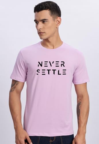 Image of ADRO 100% Cotton Lycra Tshirts for Men Combo Pack of 3 | Regular Fit | Printed T Shirt | Round Neck Half Sleeve| Mens Tshirts