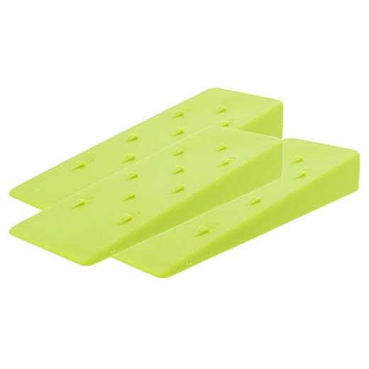 Redneck Convent Spiked Tree Felling Wedges for Tree Cutting – 8in Green Plastic Felling Wedge, Logging Tools – 3 Pack