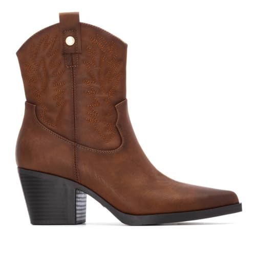 XTI - Botas Camperas Mujer Camel - Calzado Cómodo y Versátil - Moda casual - Modelo 14430504 (Talla 39)